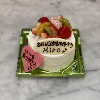 シンプルオーダーケーキ❤